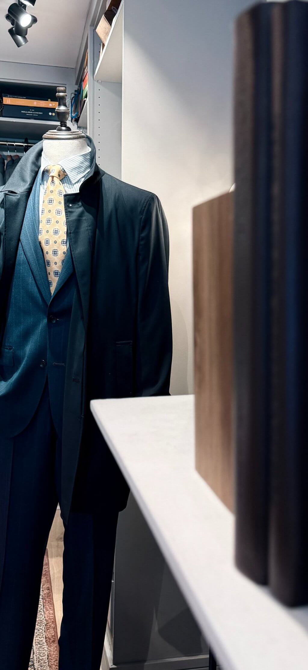 Suit on Mannequin
